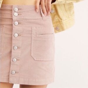 Like New Free People Joanie corduroy skirt 26 Long